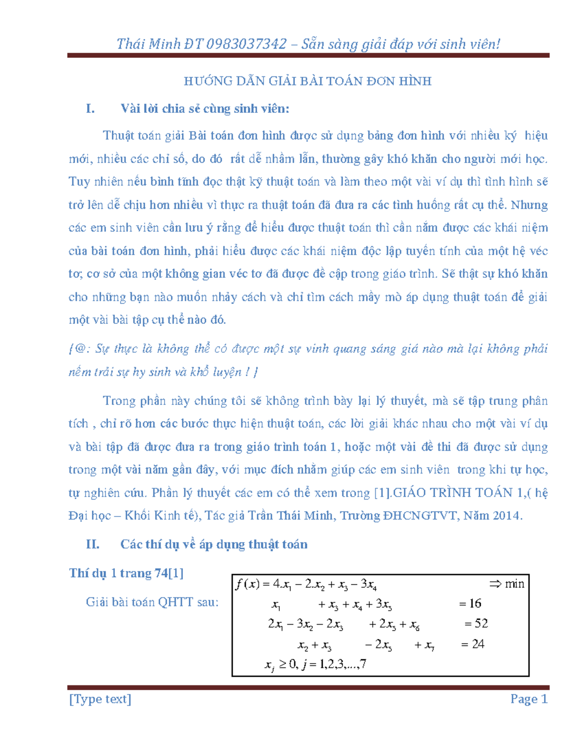 22c76 Huong dan giai bai toan Don hinh - HƢỚNG DẪN GIẢI BÀI TOÁN ĐƠN ...