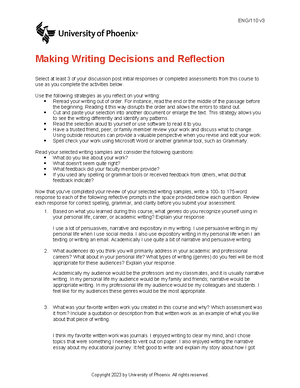 Hum sum assessment week 2 - experience description. During my tenure as ...