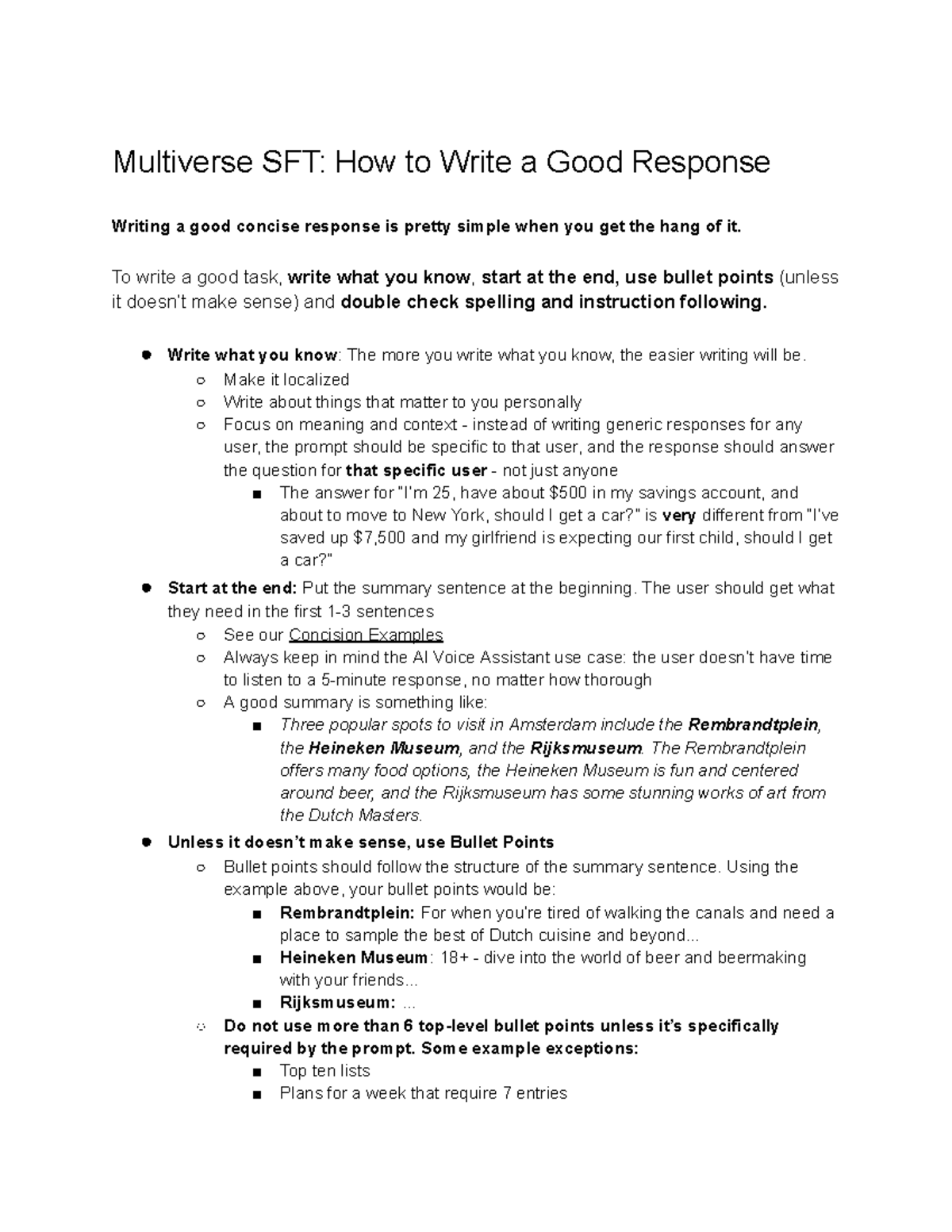 How to Write a Good Response: Tips & Guidelines for Success - Studocu