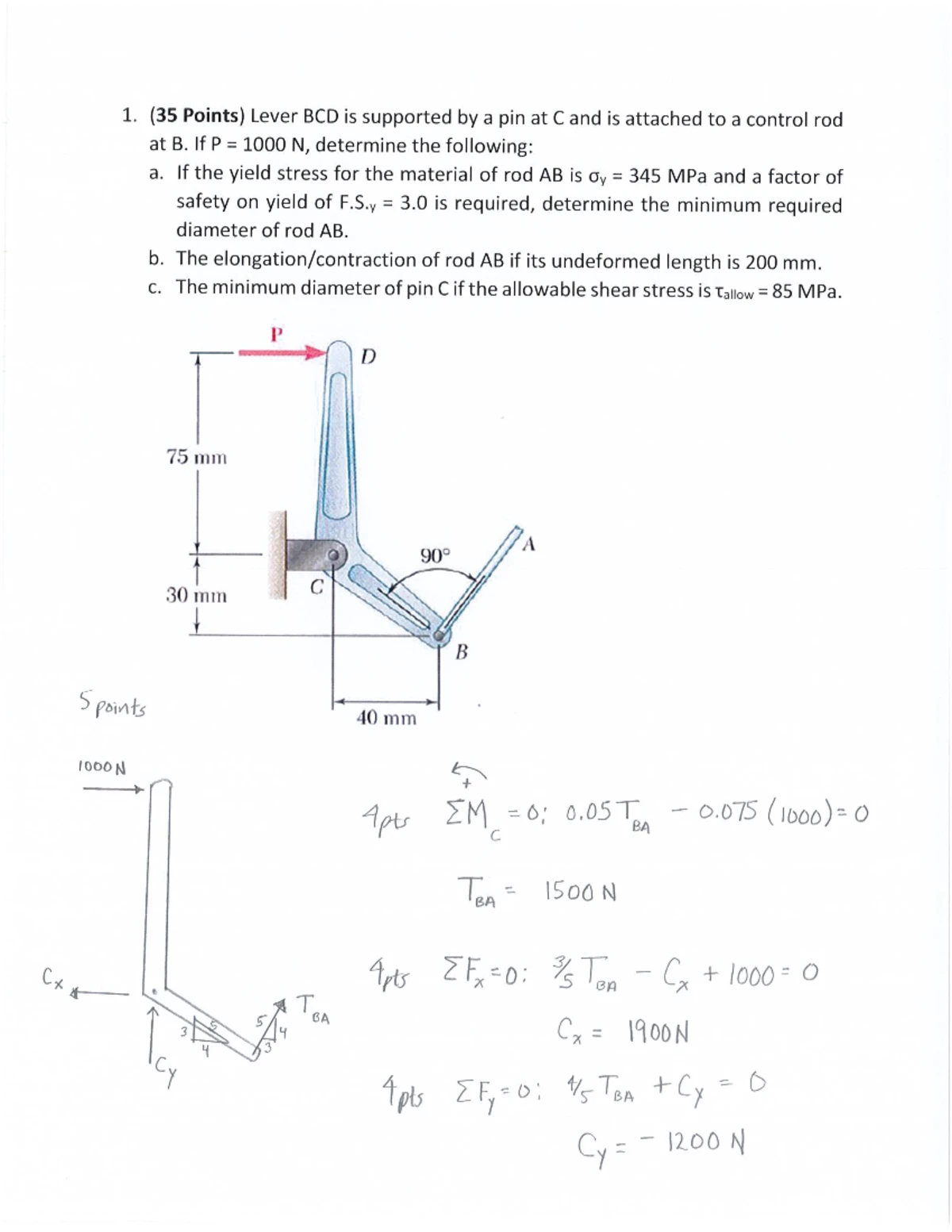 Exam 3A Solution - Exam 3 SP2023. Great practice - EM 3213 - Studocu
