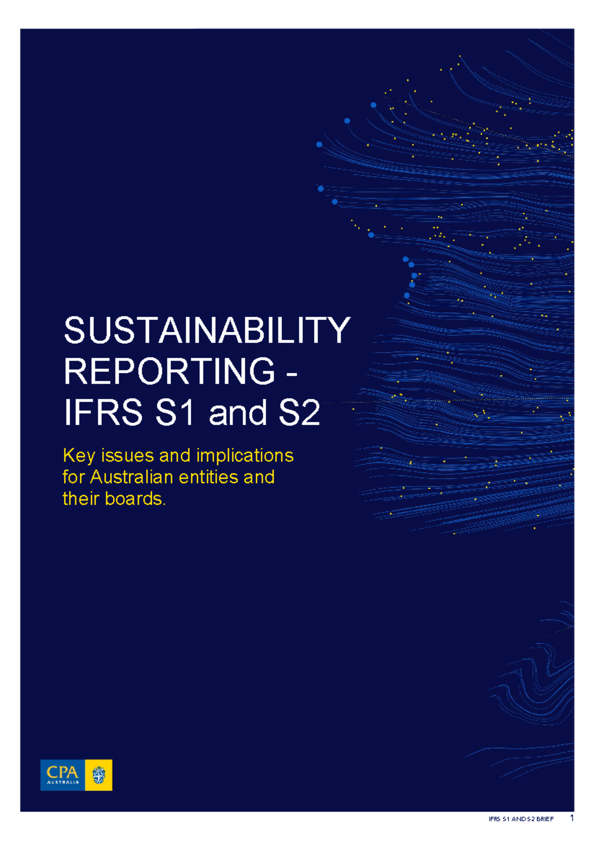 IFRS S1 and S2 brief Final - SUSTAINABILITY REPORTING - IFRS S1 and S ...