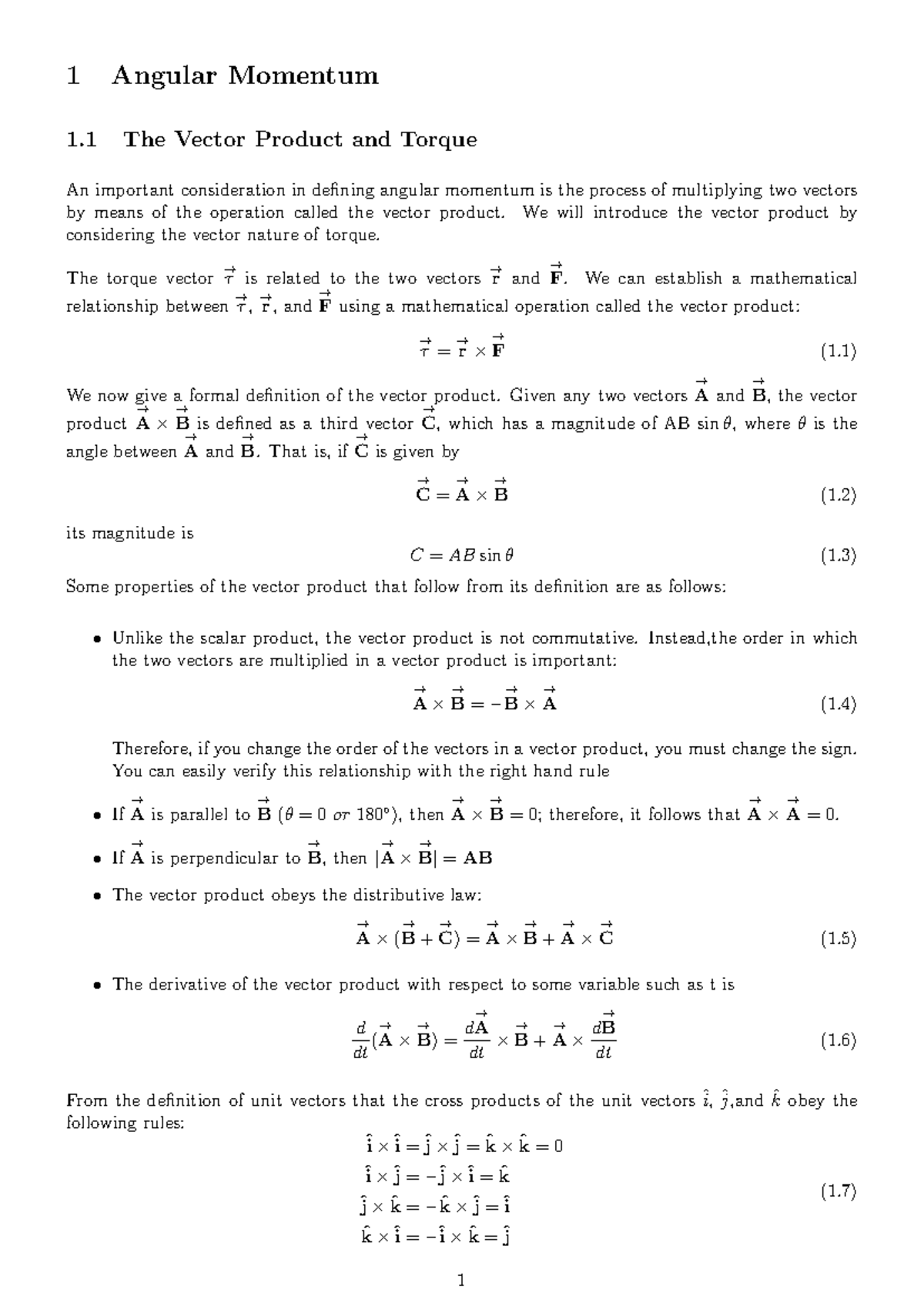 RUN PHY101 Part C - Angular Momentum and Gravitation Concepts - Studocu