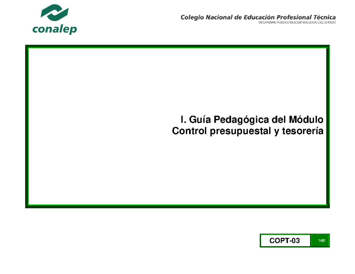 guias para apoyo al estudiante del conalep - Autogestión del