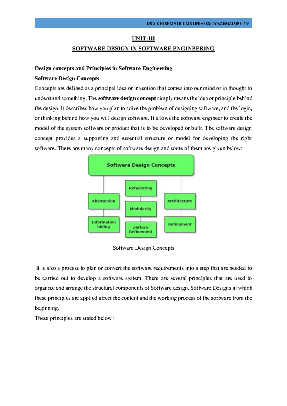 UNIT-III Software Design in Software Engineering - UNIT-III SOFTWARE ...