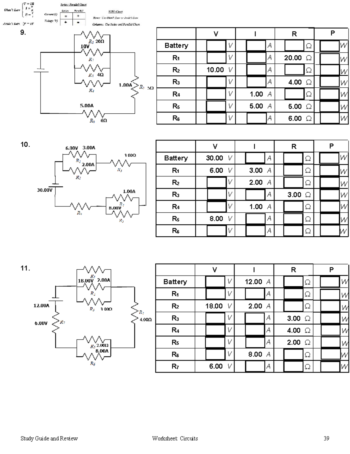 Physics 101: Circuit Puzzles Study Guide and Review (Page 3) - Studocu