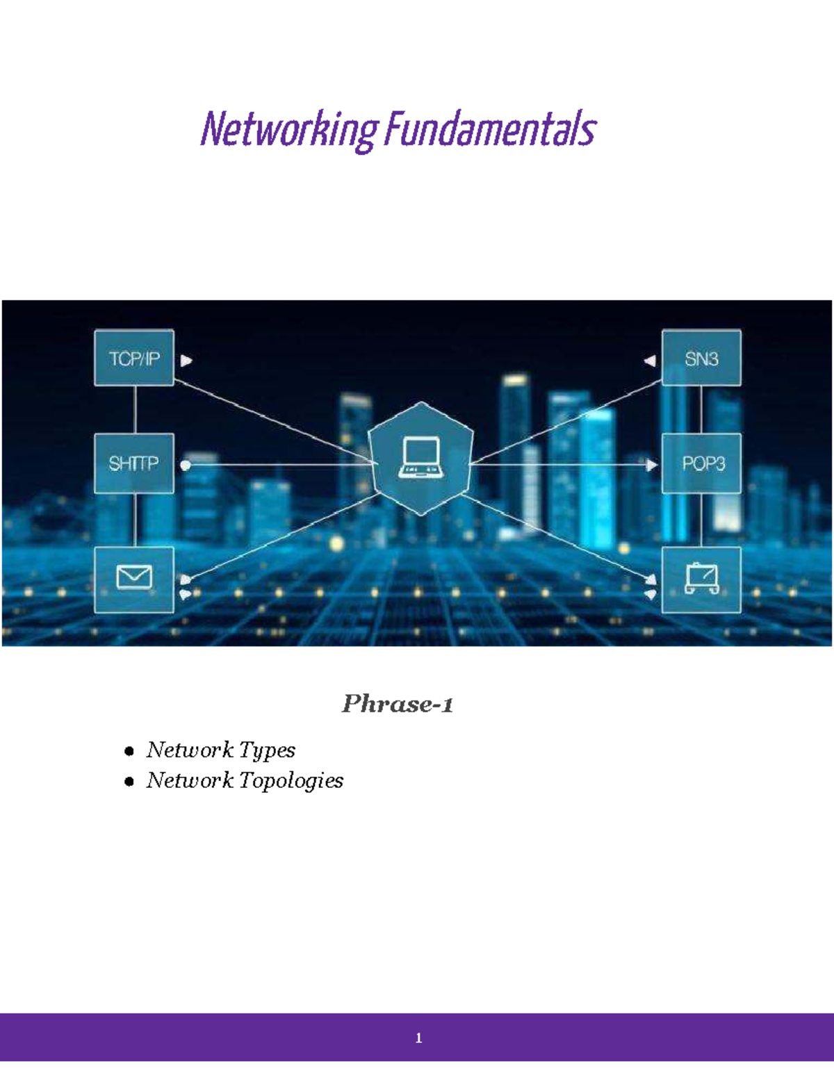 Networking Fundamentals: Types and Topologies Overview - Studocu