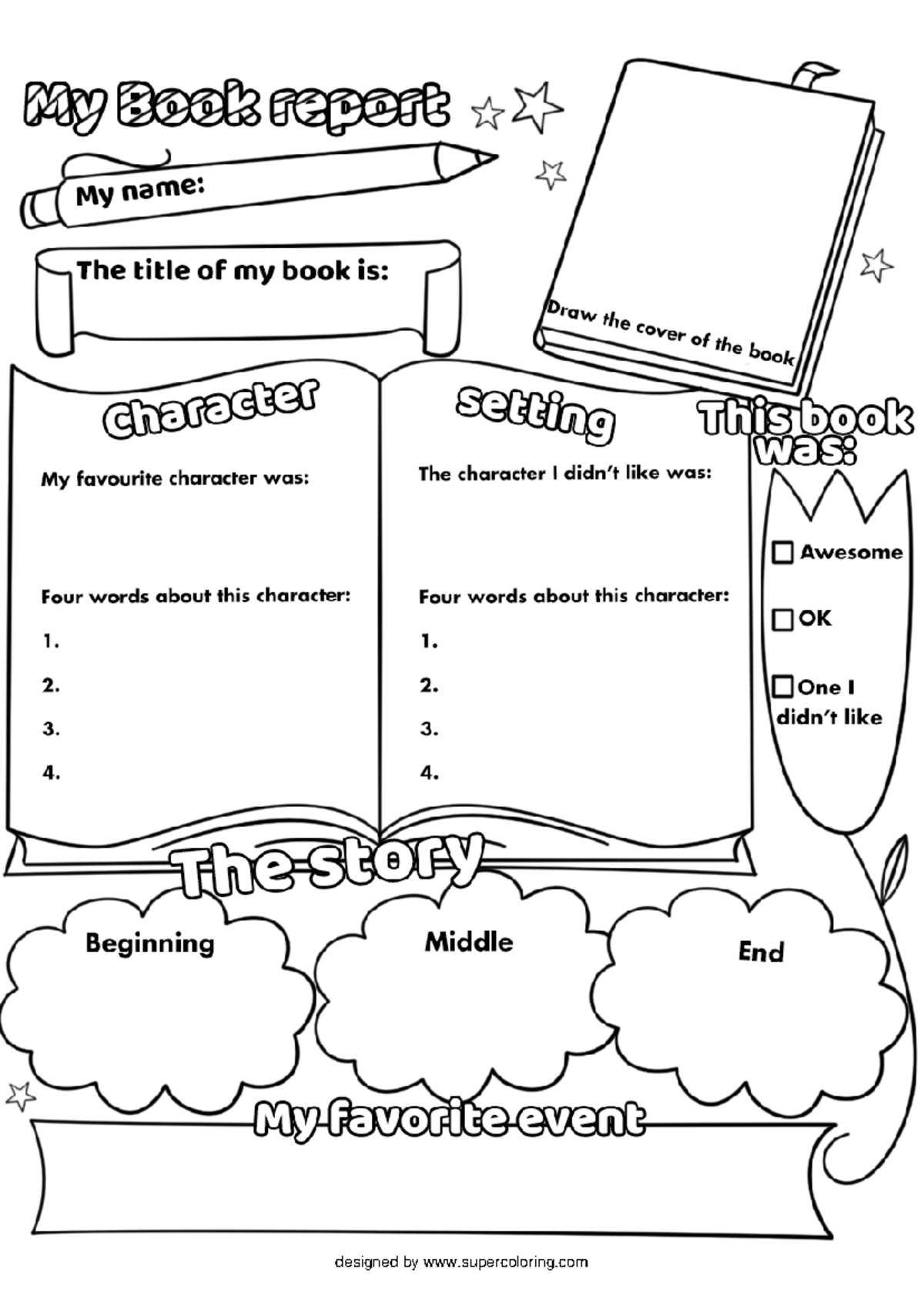 Book Report 2-1: Character Analysis and Story Structure - Studocu