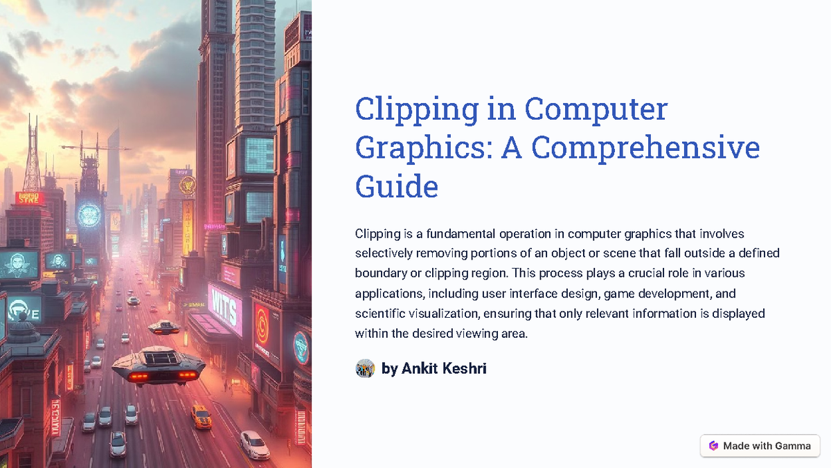 Clipping in Computer Graphics A Comprehensive Guide - Clipping in ...
