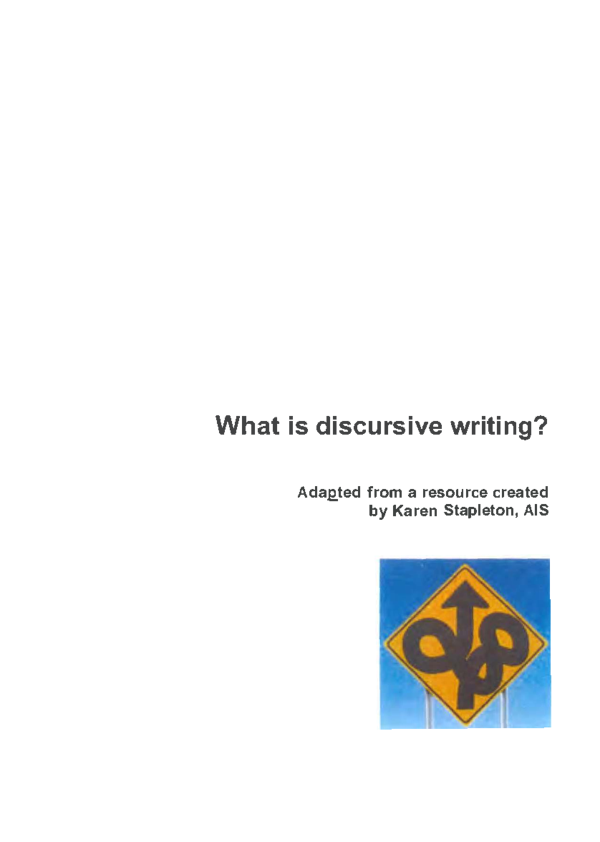 ENG 11: Understanding Discursive Writing Techniques and Practices - Studocu