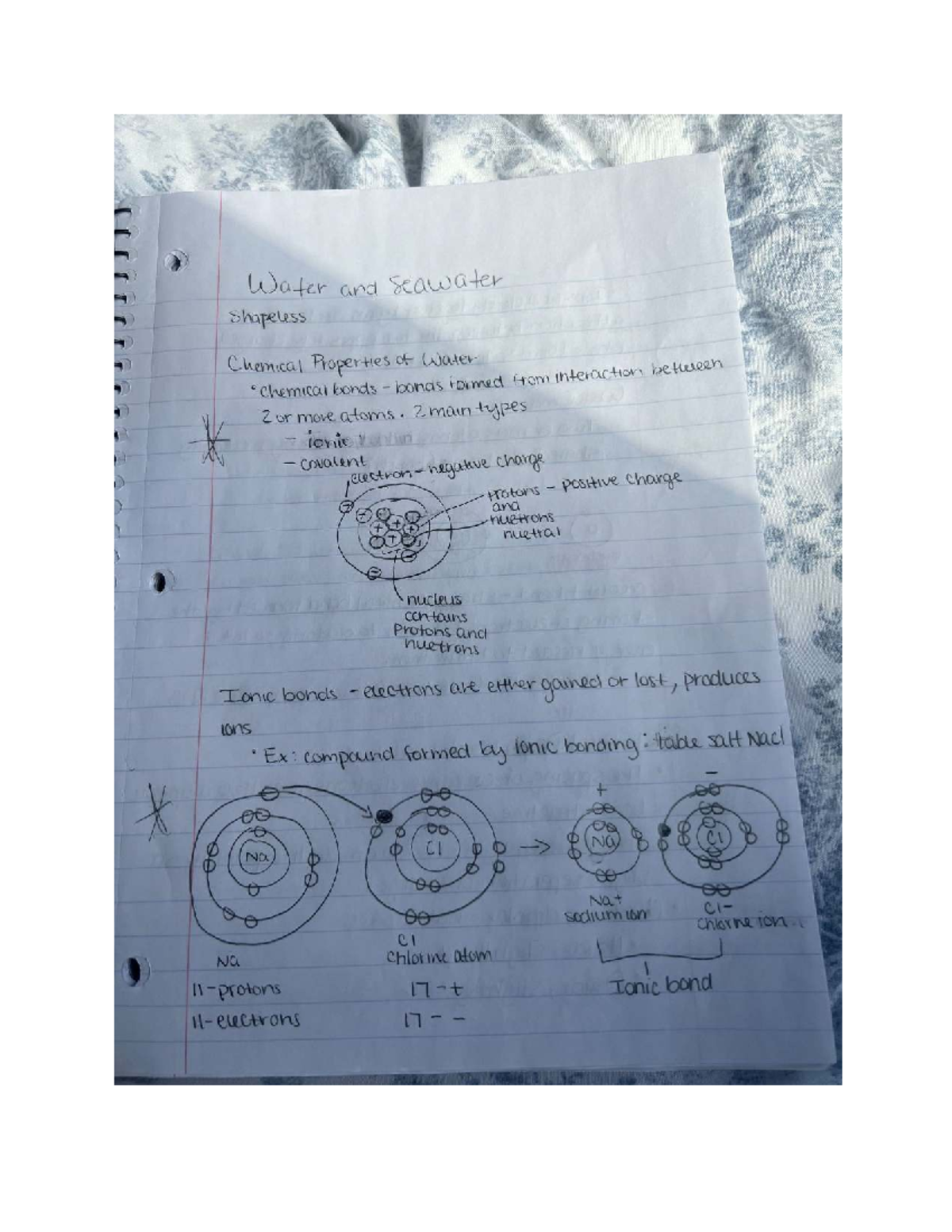 Oceanography OCE101: Chemical and Physical Properties of Water - Studocu