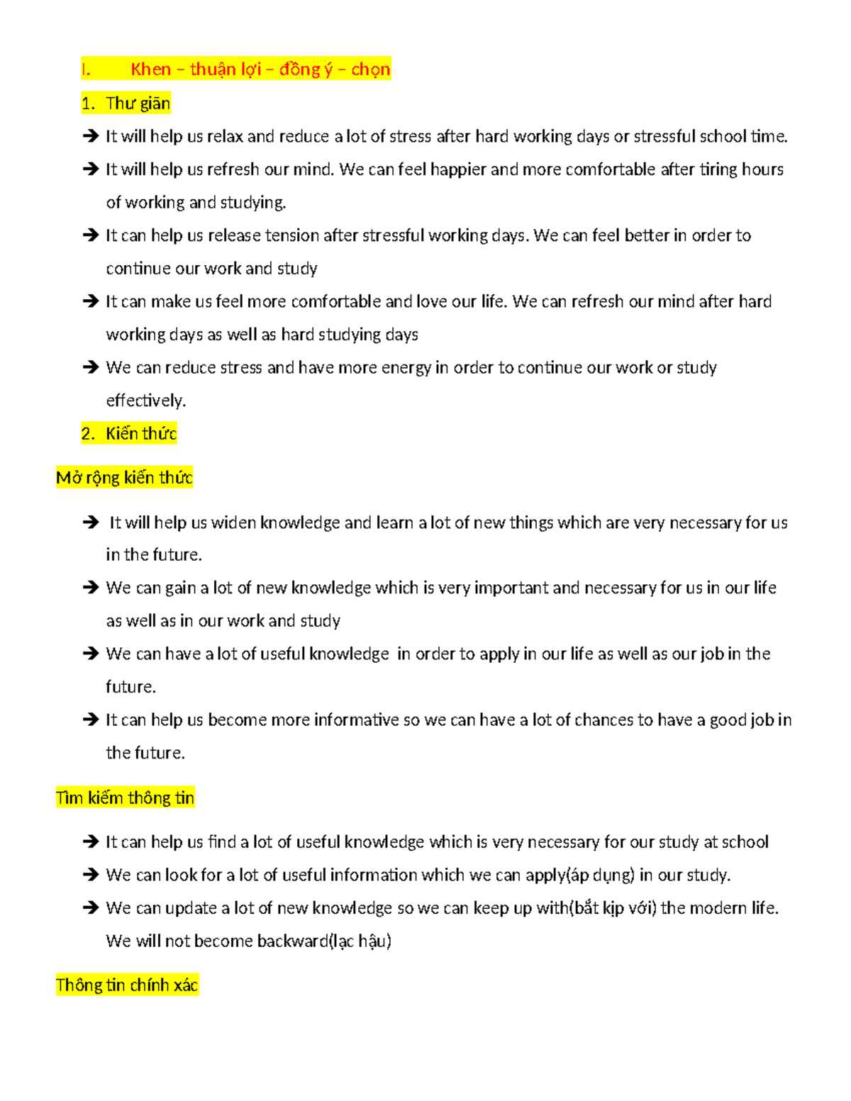 Bùa - Essay Summary KKK: Benefits and Drawbacks of Activities - Studocu