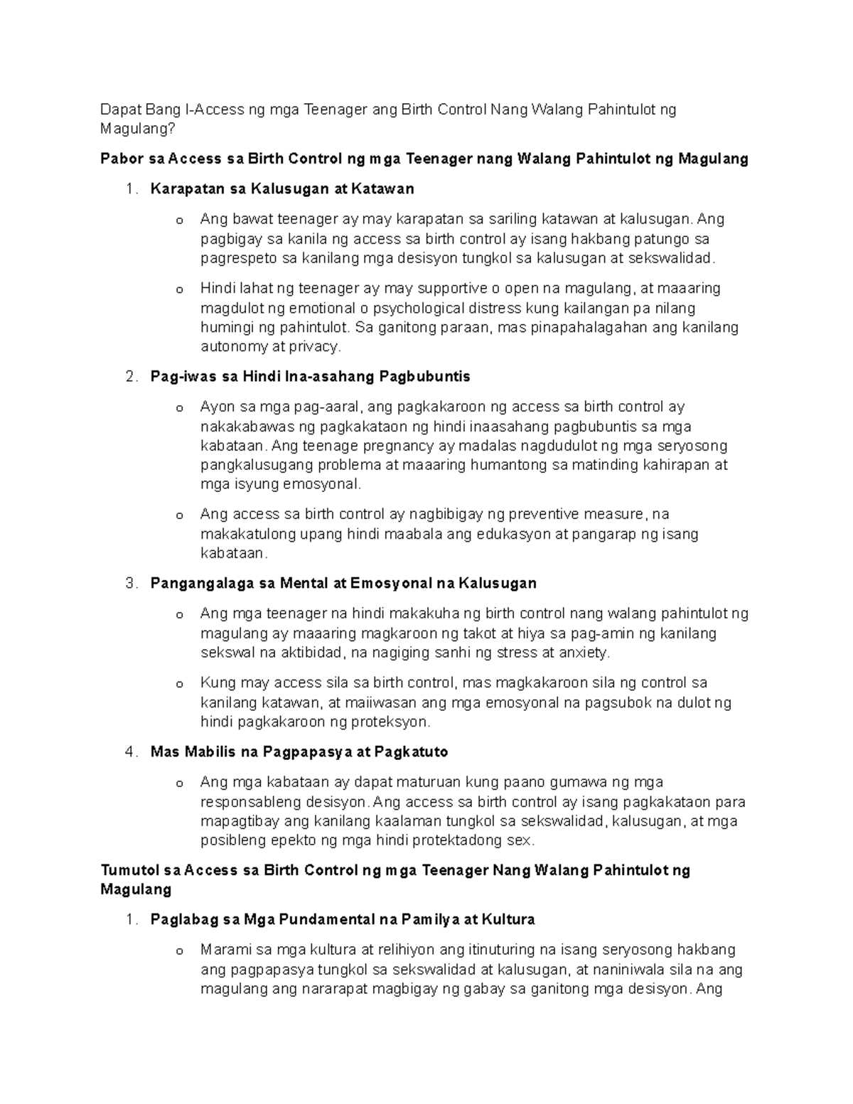 Dapat Bang I - isang reflection journal - Dapat Bang I-Access ng mga ...