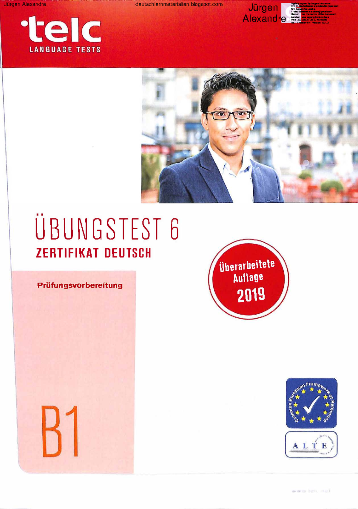 Telc Deutsch B1 Übungstest 6: Prüfungsvorbereitung und Materialien