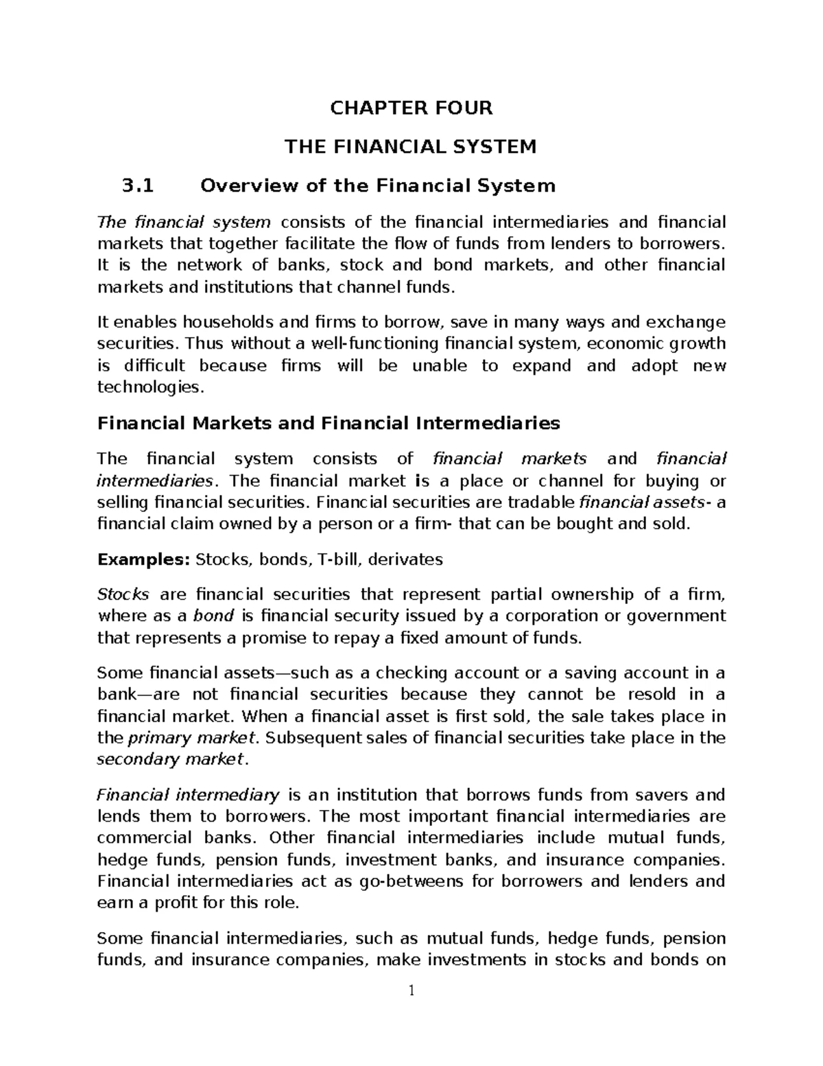 Macro Economics Chapters 1 to 8 - Key Concepts and Analysis - Studocu