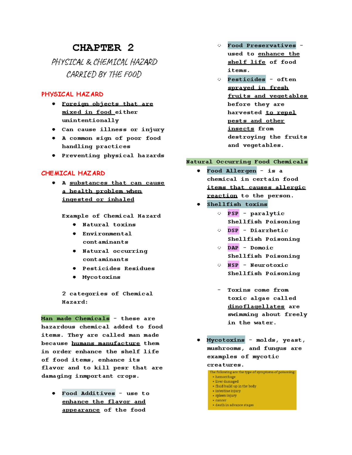 IHM-102 - Chapter 2 Study Notes for Better Understanding - Studocu