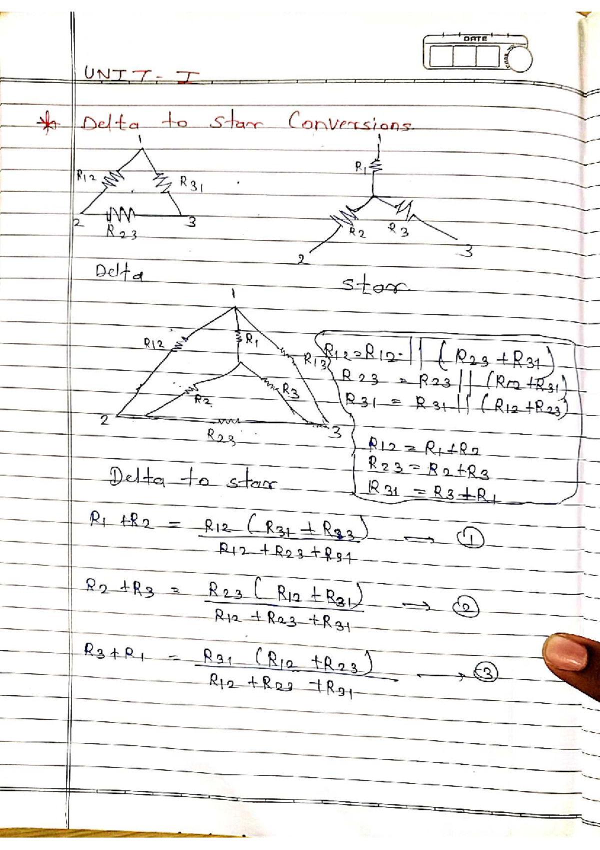 BEE Micro 1 - Imp Notes on Delta-Star Conversions and Motor Basics ...