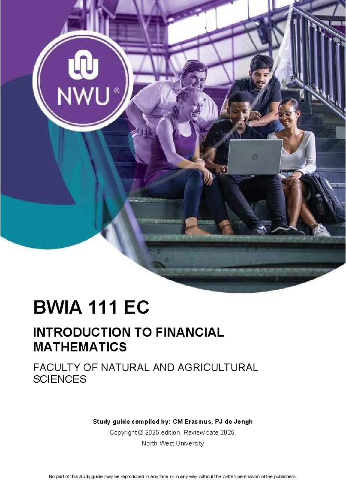 Fin-BWIA111PVEC2026 - Study Guide for Introduction to Financial ...