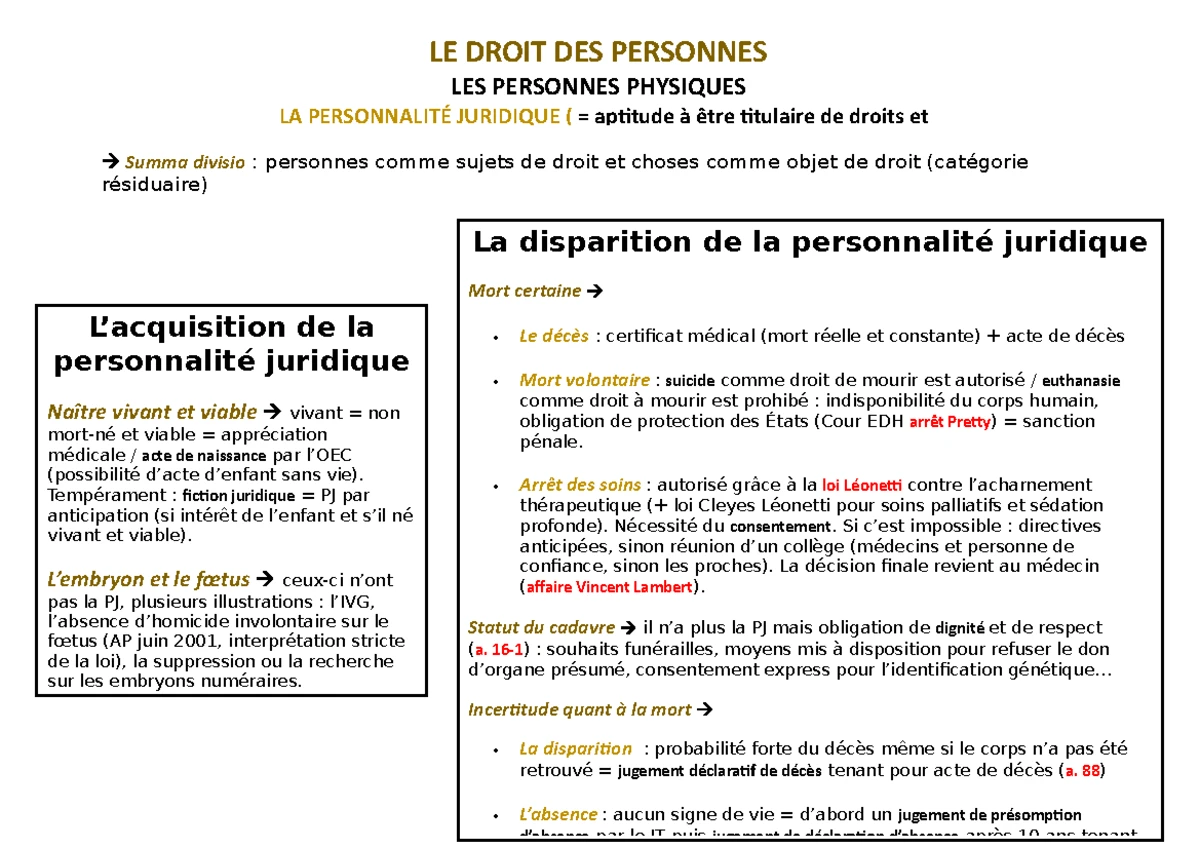 cas pratique corrigé droit de la famille - Droit de la famille Cas