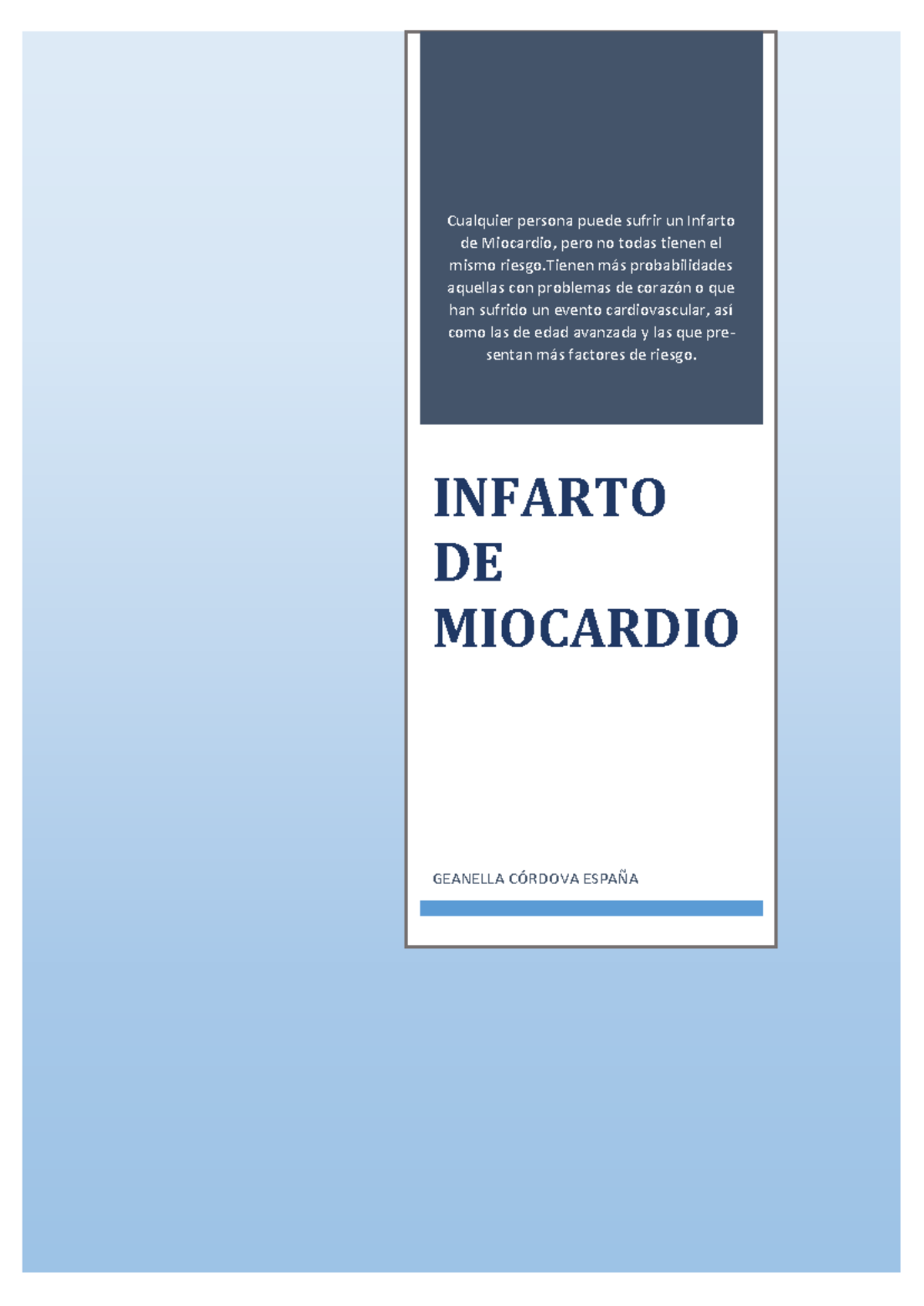 Infarto de Miocardio - Anatomia - Cualquier persona puede sufrir un ...