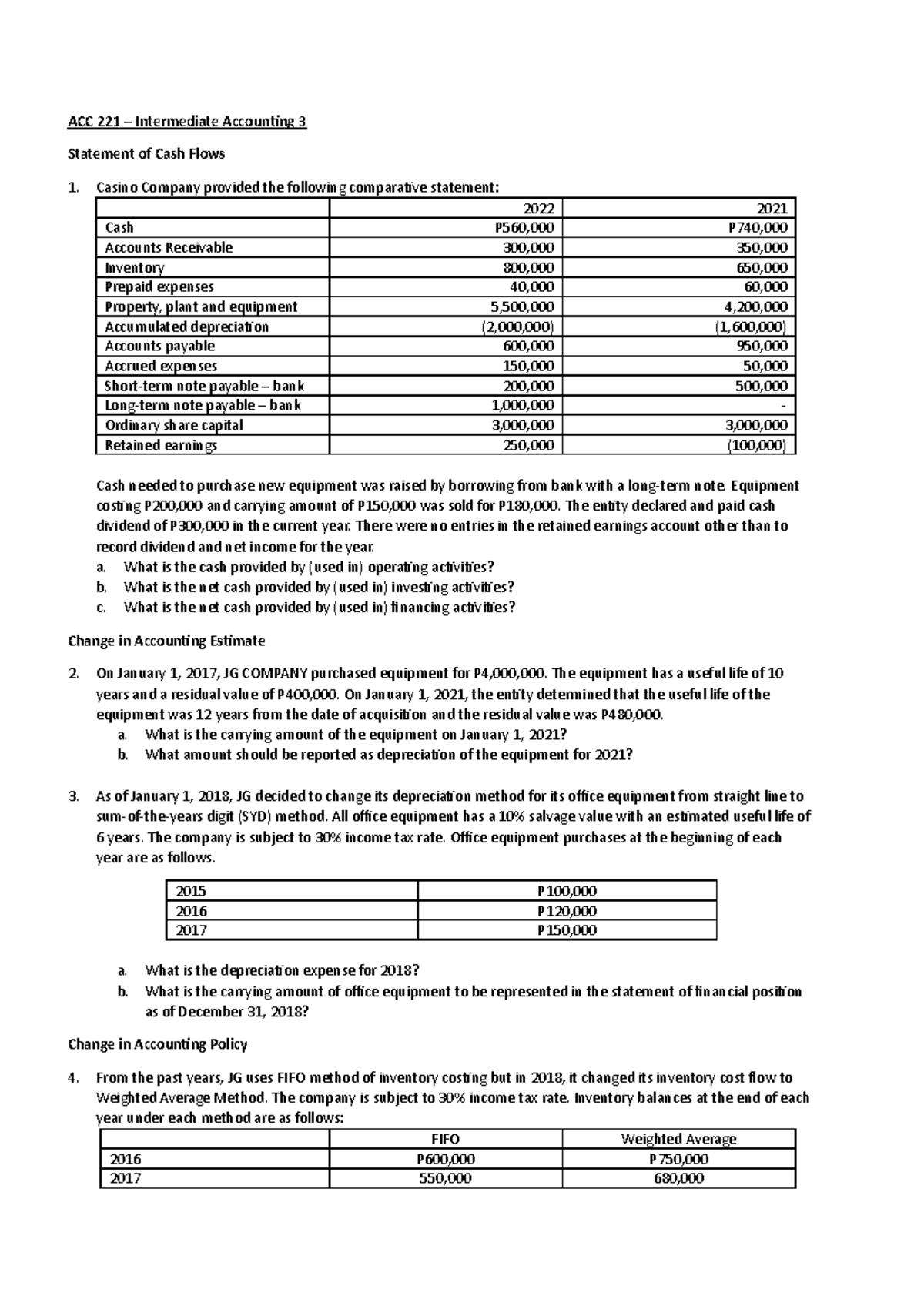 dtccf ygvtygtxrfkvuvyiuycdredcyfh Handout - ACC 221 – Intermediate ...
