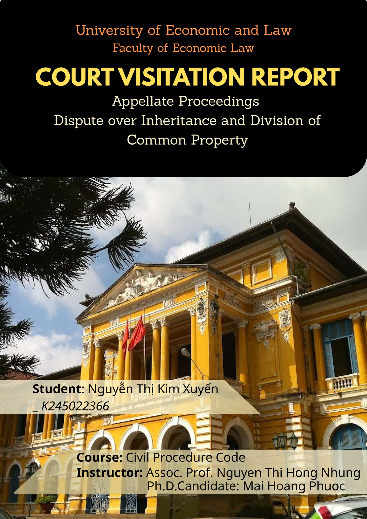 COURT VISITATION REPORT: Appellate Proceedings on Inheritance (Civil ...