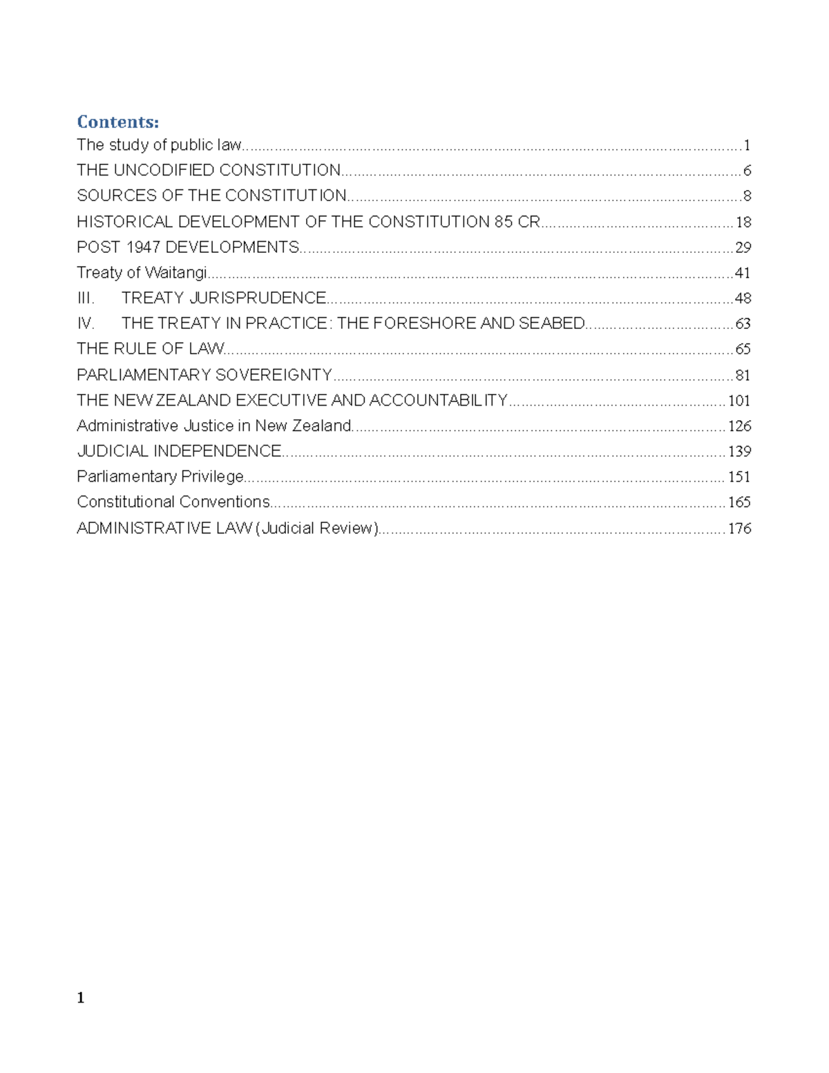 Public Master Notes - Contents: The study of public - Studocu