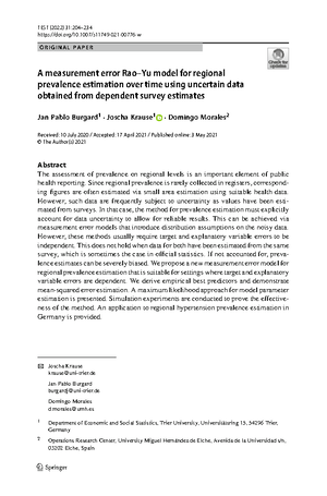 Fevo-08-00035 - Notes - ORIGINAL RESEARCH published: 13 March 2020 doi ...