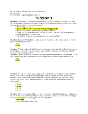 [Solved] Question 13 1 point Some mutations dont affect the gene ...