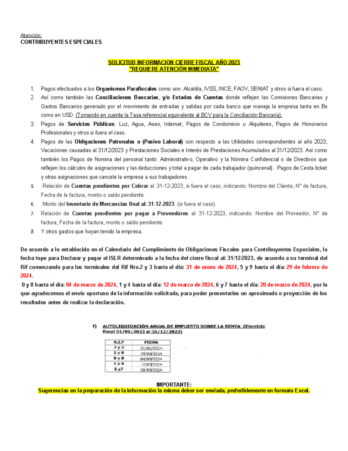 Requisitos Fiscales para el Cierre del Ejercicio 2023: Atención ...