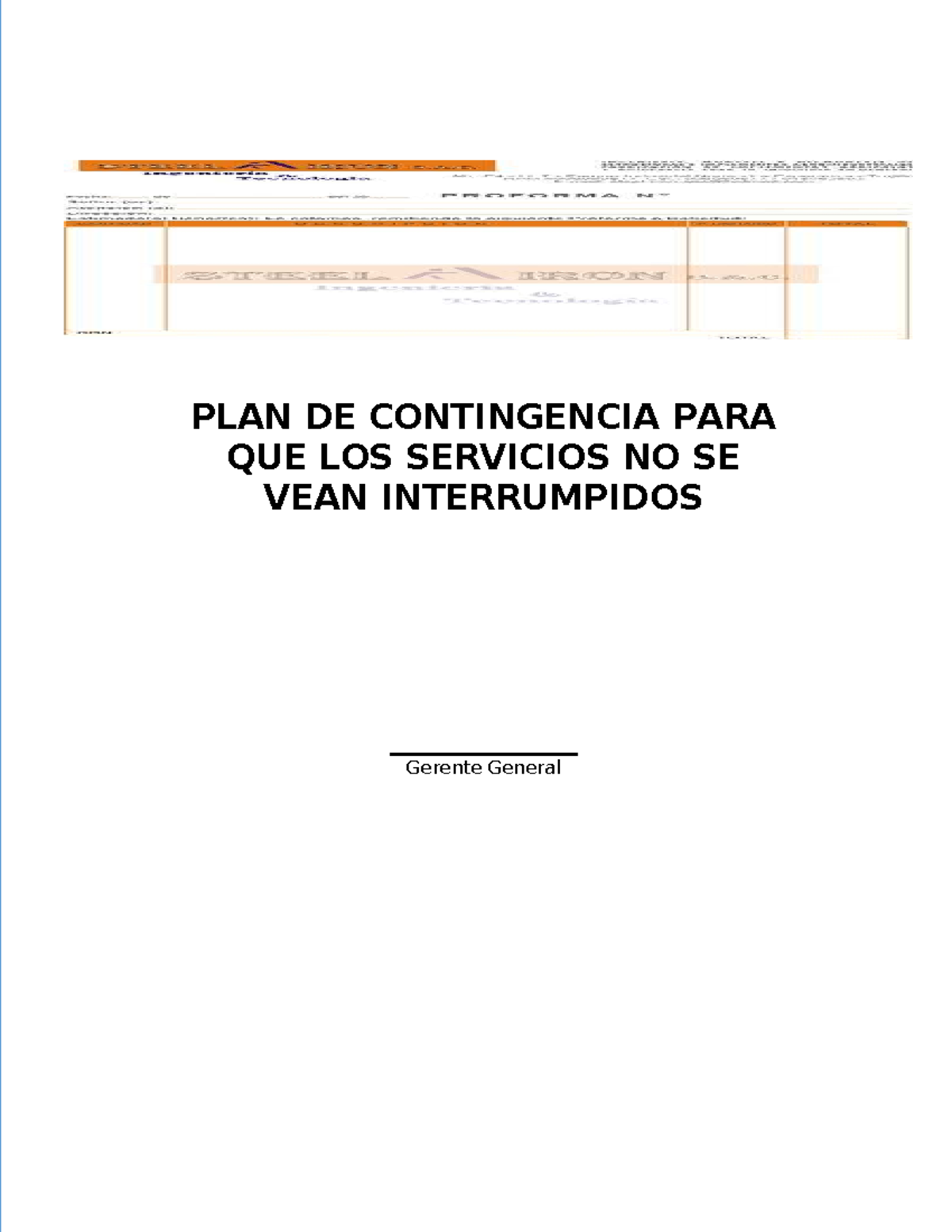 PLAN DE CONTINGENCIA PARA RESPONDER A EMERGENCIAS COVID19 - Studocu
