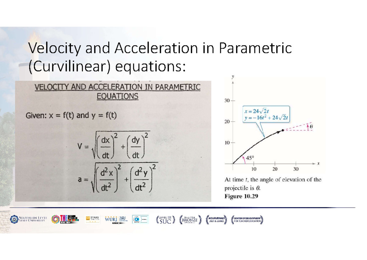 Chapter-1 Kinematics: Parametric Equations & Rotational Motion - Studocu