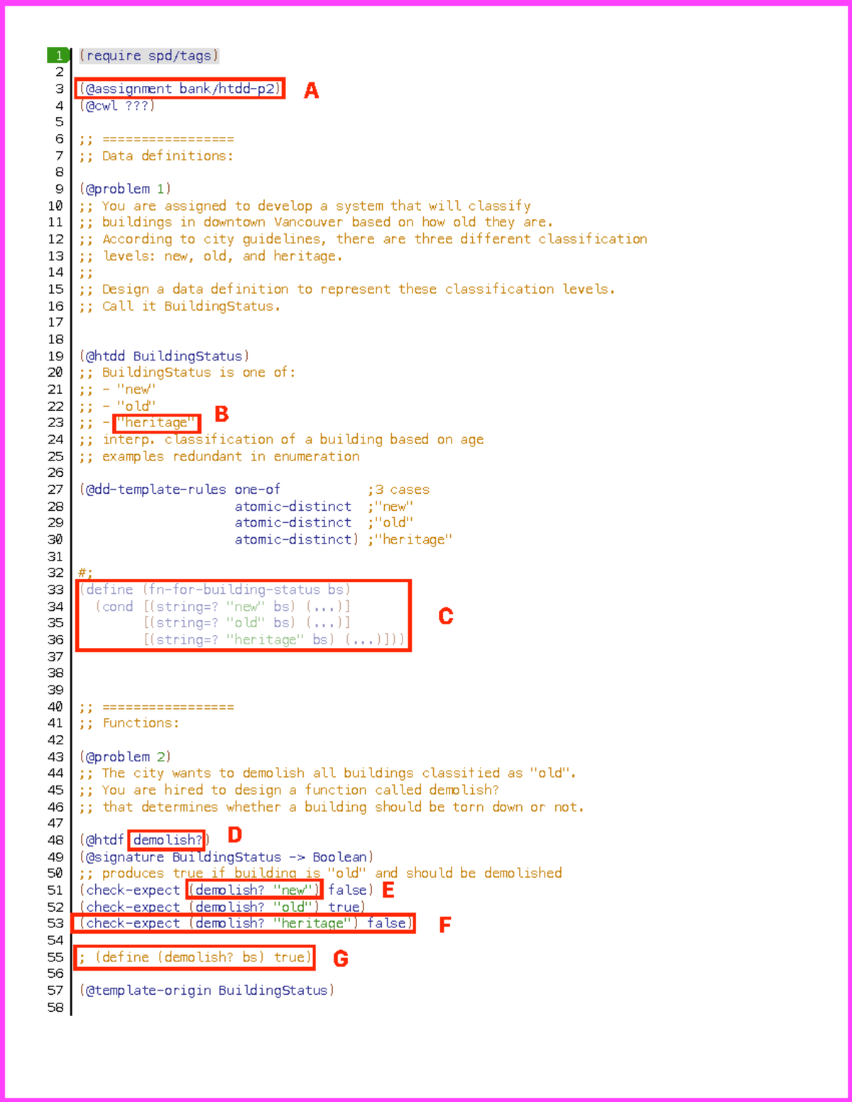 Building Classification System: Data Definitions & Functions (Mt1-p4 ...