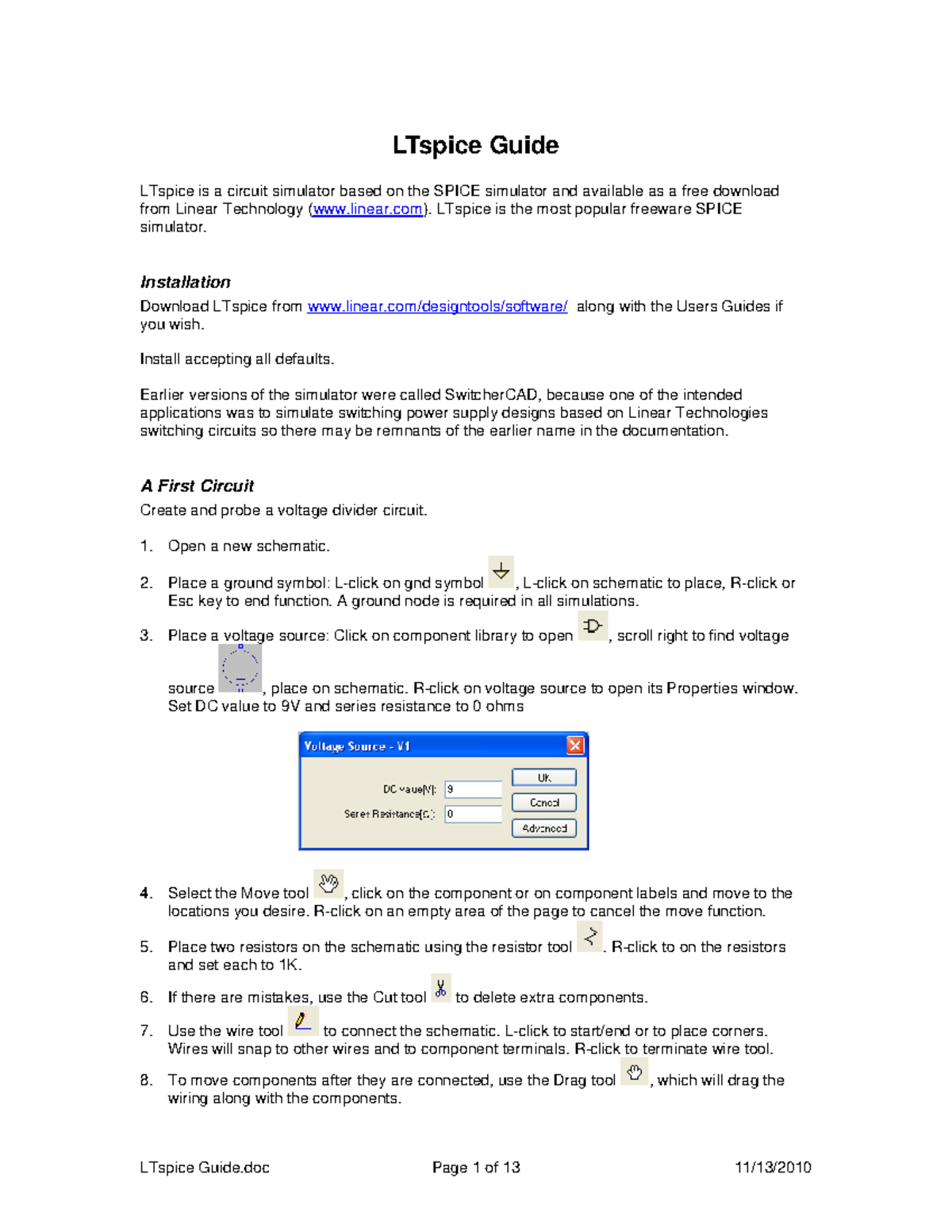 LTspice Guide: Adjusting Reference Lifetime from 32 to 64 Months - Studocu