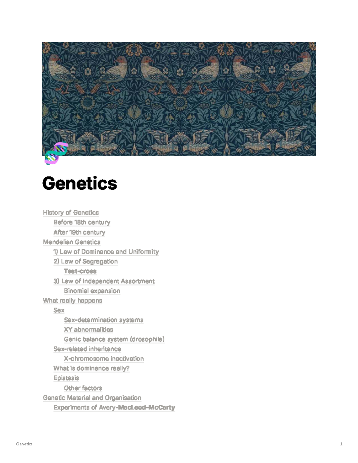 Genetics 83553: Comprehensive Overview of Genetic Principles and ...