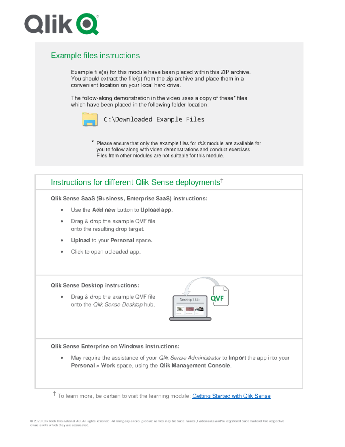 READ-ME: Example File Instructions for Qlik Sense Module - Studocu