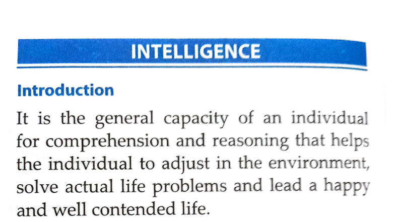Intelligence Measurement and Assessment Notes - PSY 101 - Studocu