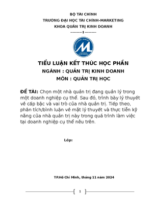 [Solved] Cu 4 Hy trnh by cc phng php QTKD Lin h thc tin lm r s vn dng ...
