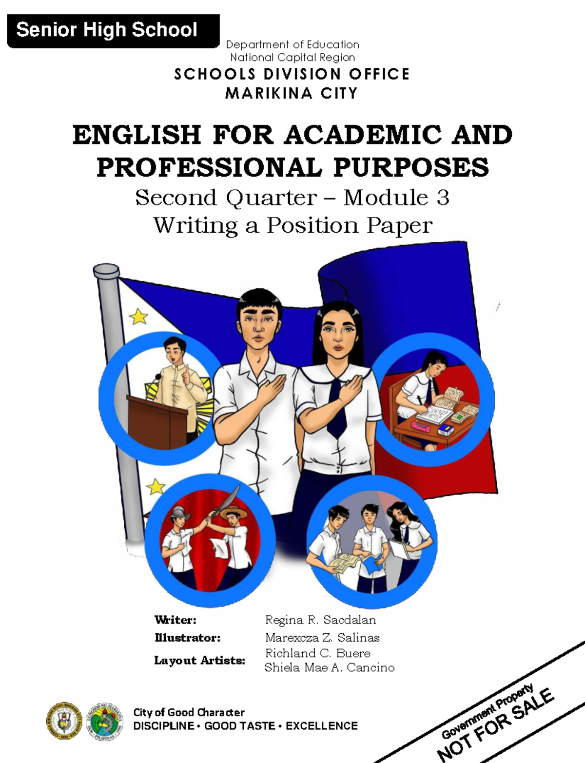 NCR Final SHS ENG Q2M3 Position Paper Writing Guide - Studocu