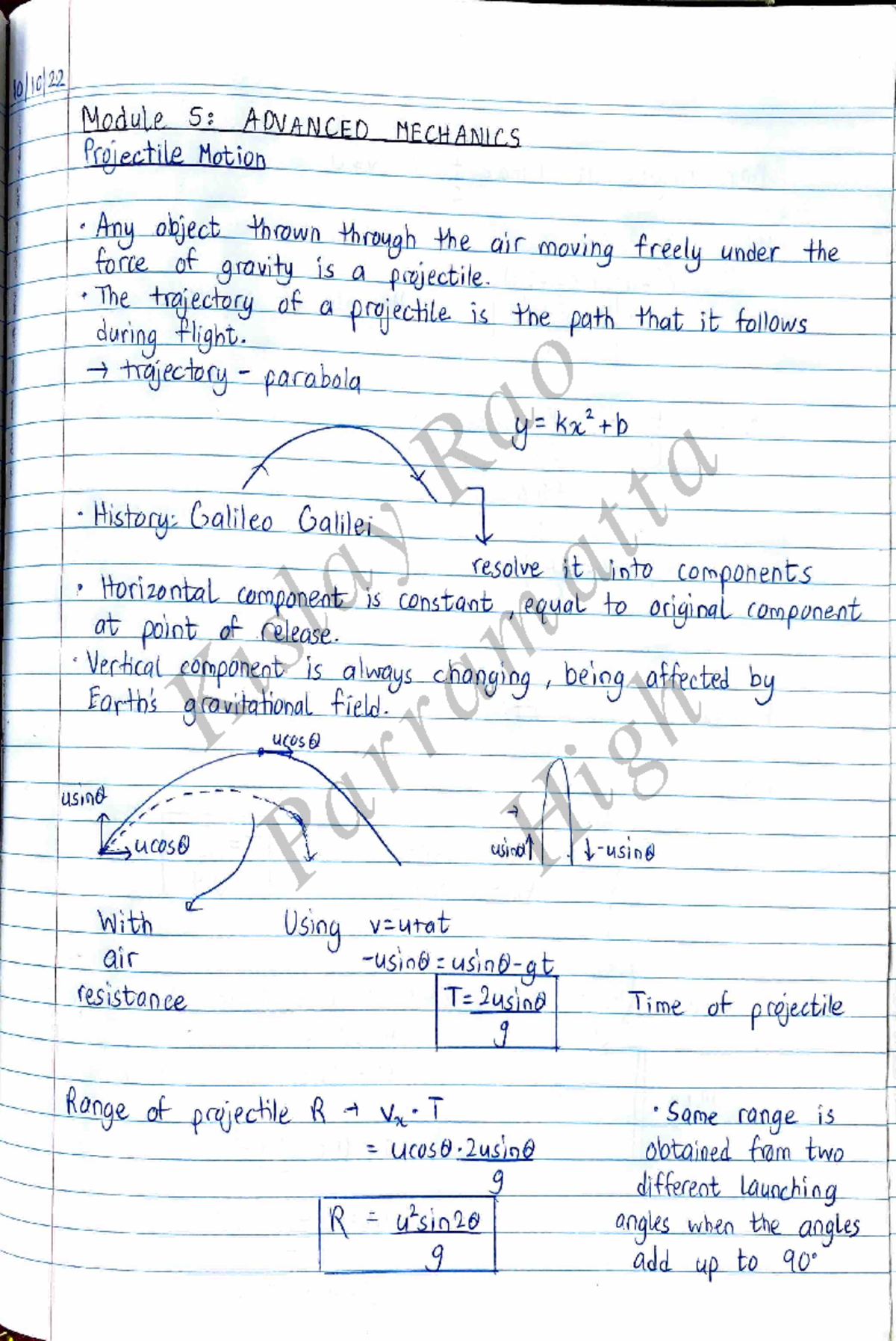 My Physics Notes ...