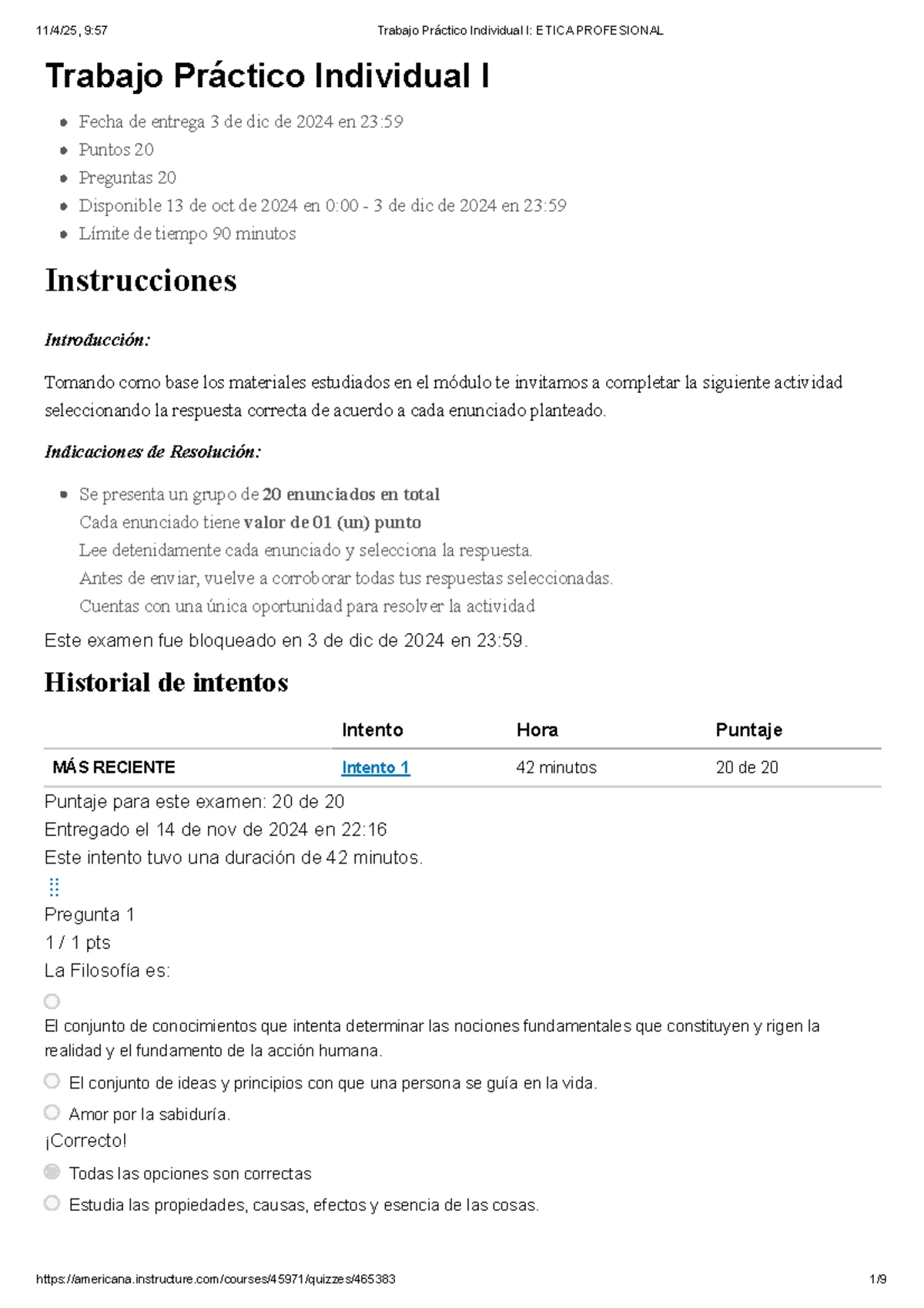 Trabajo Práctico Individual I - Ética Profesional UN 2023 - Studocu