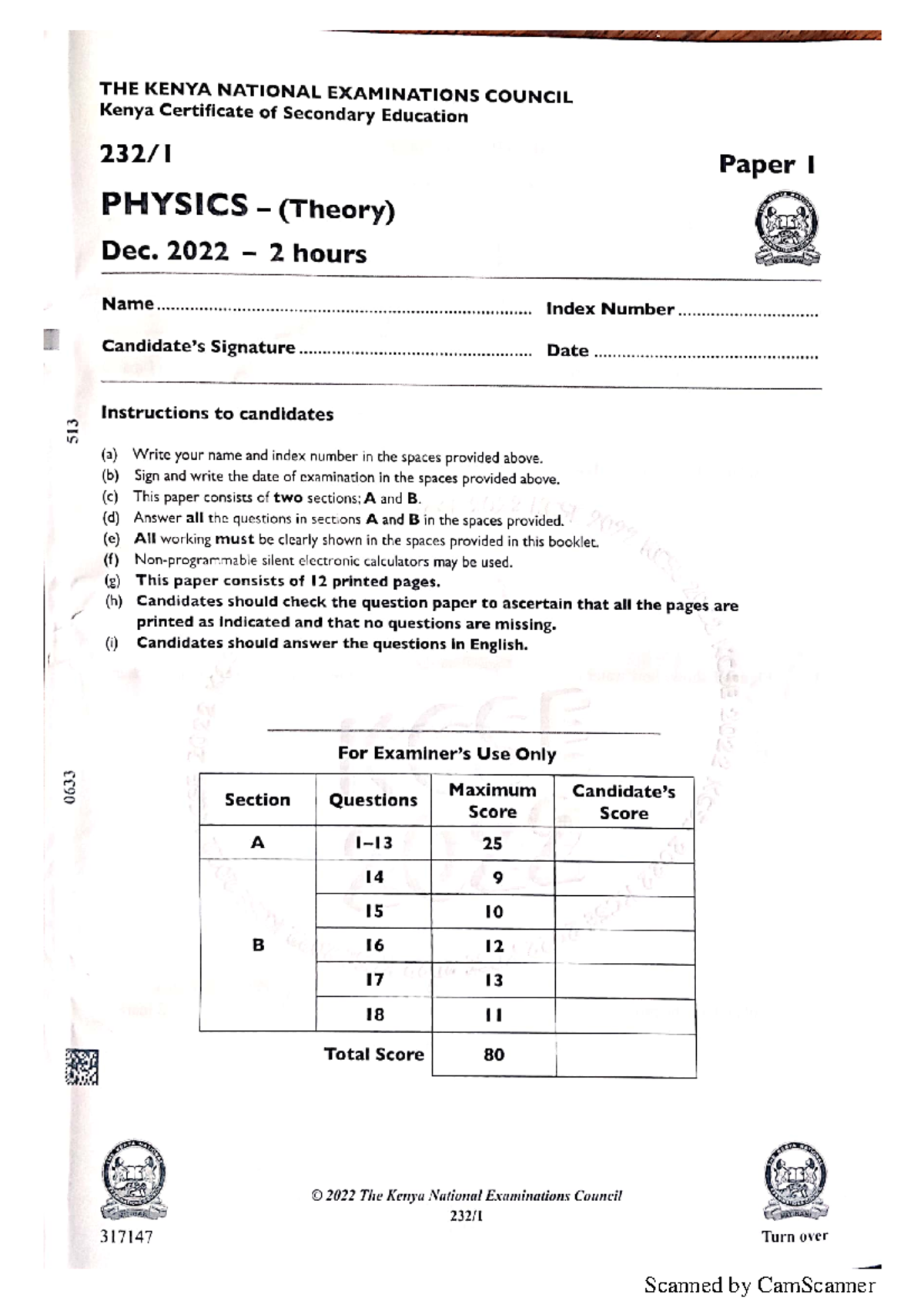 Physics P1 Study Guide: Key Concepts and Formulas - Studocu