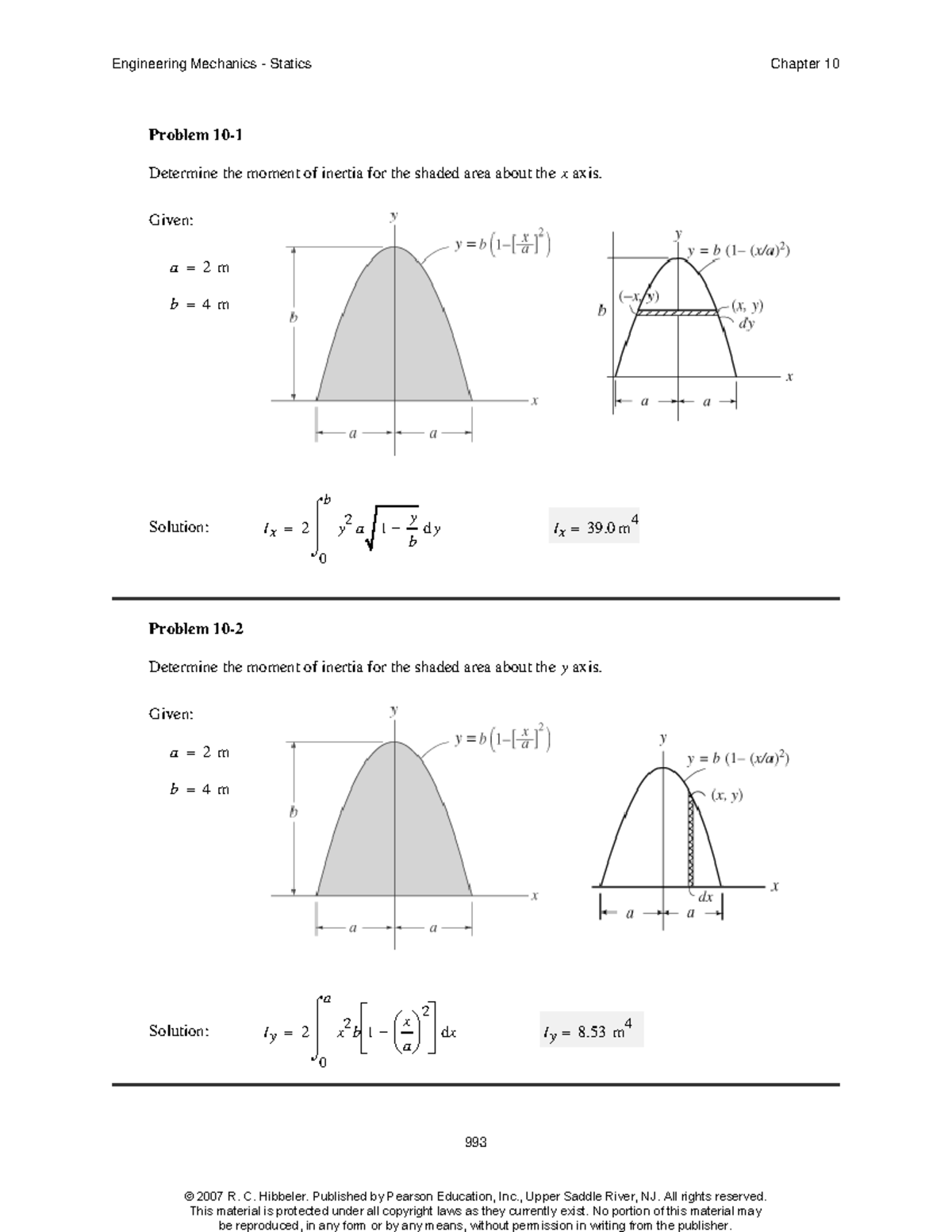 Moment of Inertia Problems Set: Engineering Mechanics - 10 Problems ...