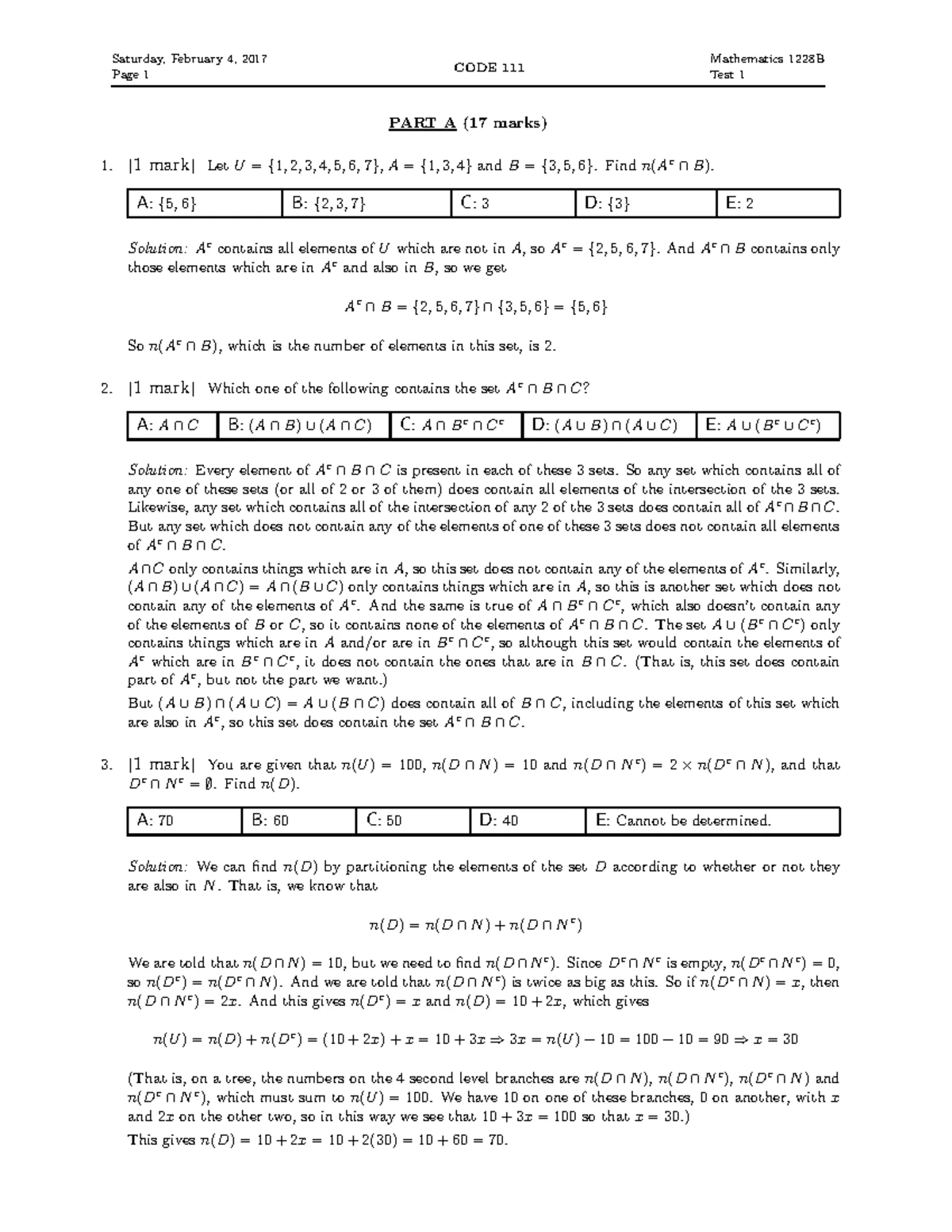 MATH 1228 Final Exam Preparation Document - April 17, 2023 - Studocu