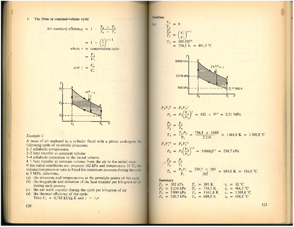 Heat engine cycles and engine performance - THCE031 - Studocu