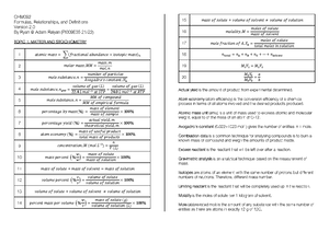 CHM092 2019 Mid Term Test - Foundation In Chemistry - UiTM - Studocu