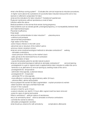 Nursing Care of Women with Complications During Labor and Birth ...