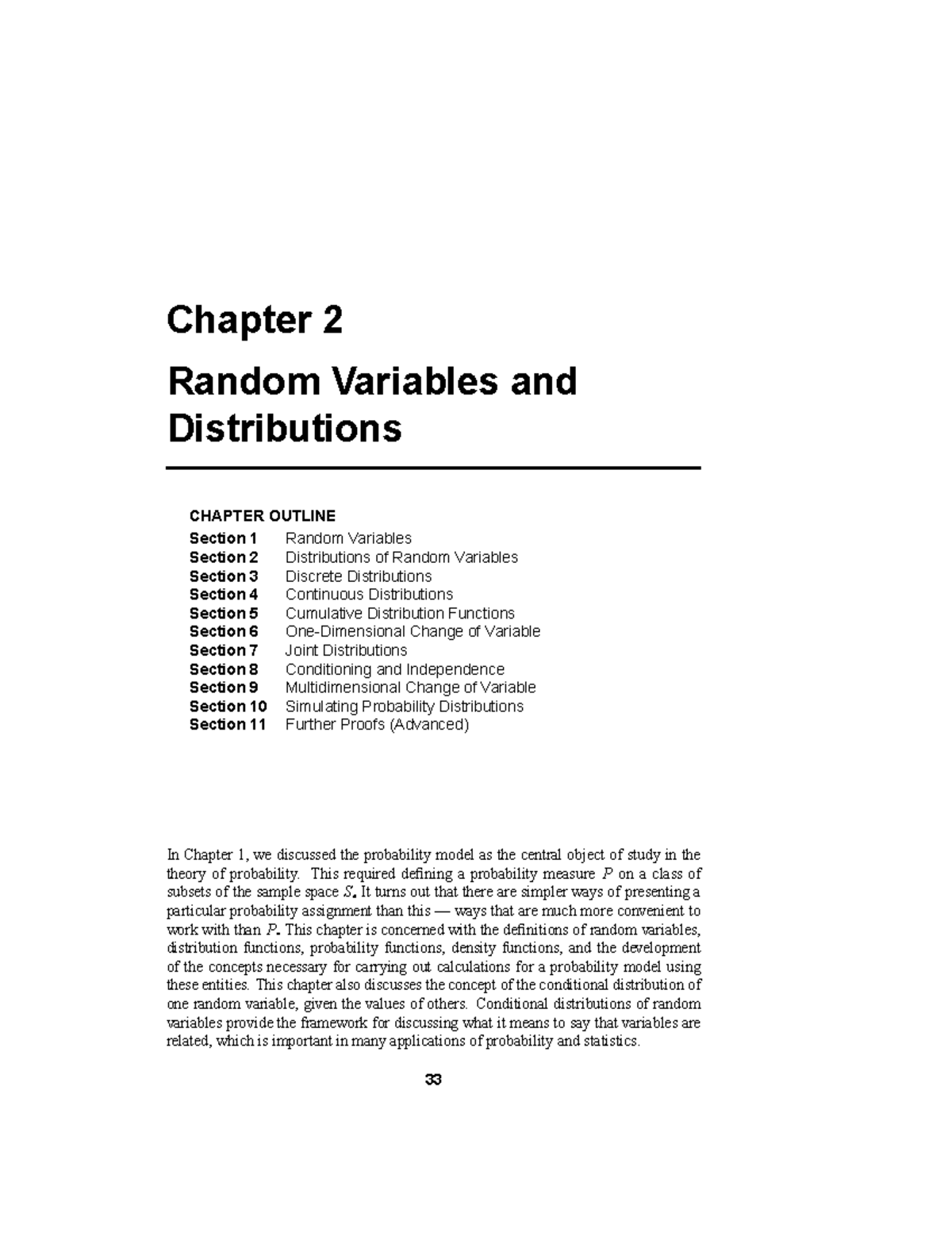 Chapter 2: Random Variables & Distributions Overview - Calculus Notes ...