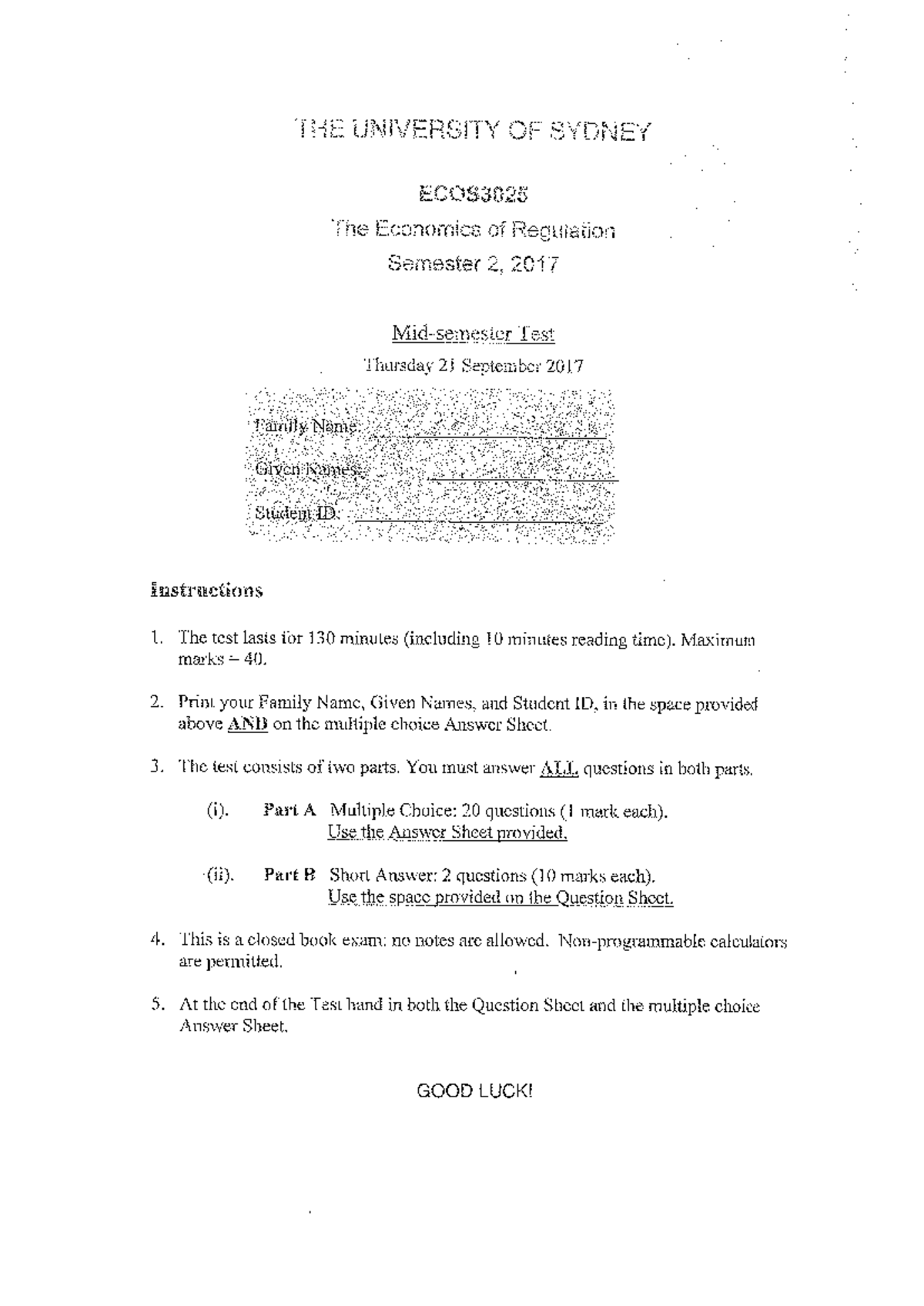 Midterm Exam Solutions 2017 - Problem Set 3 - Studocu