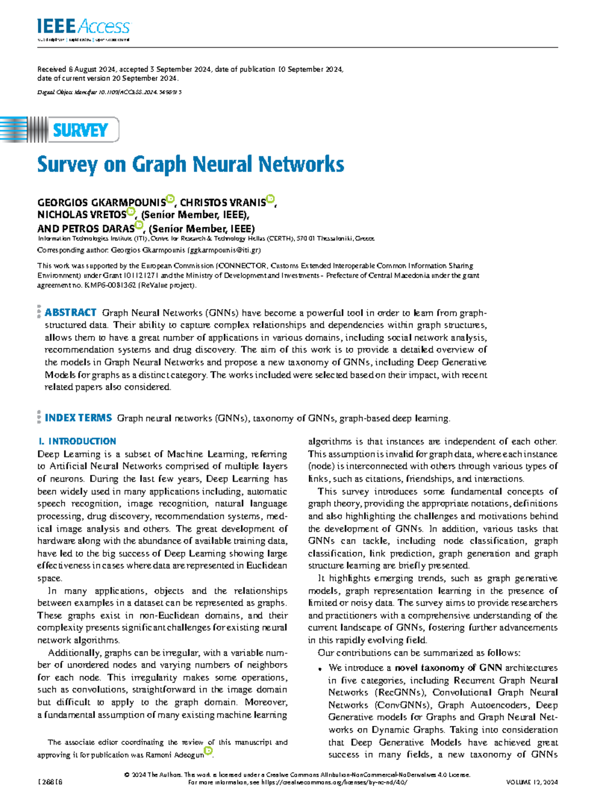 Survey on Graph Neural Networks: A Comprehensive Overview - Studocu