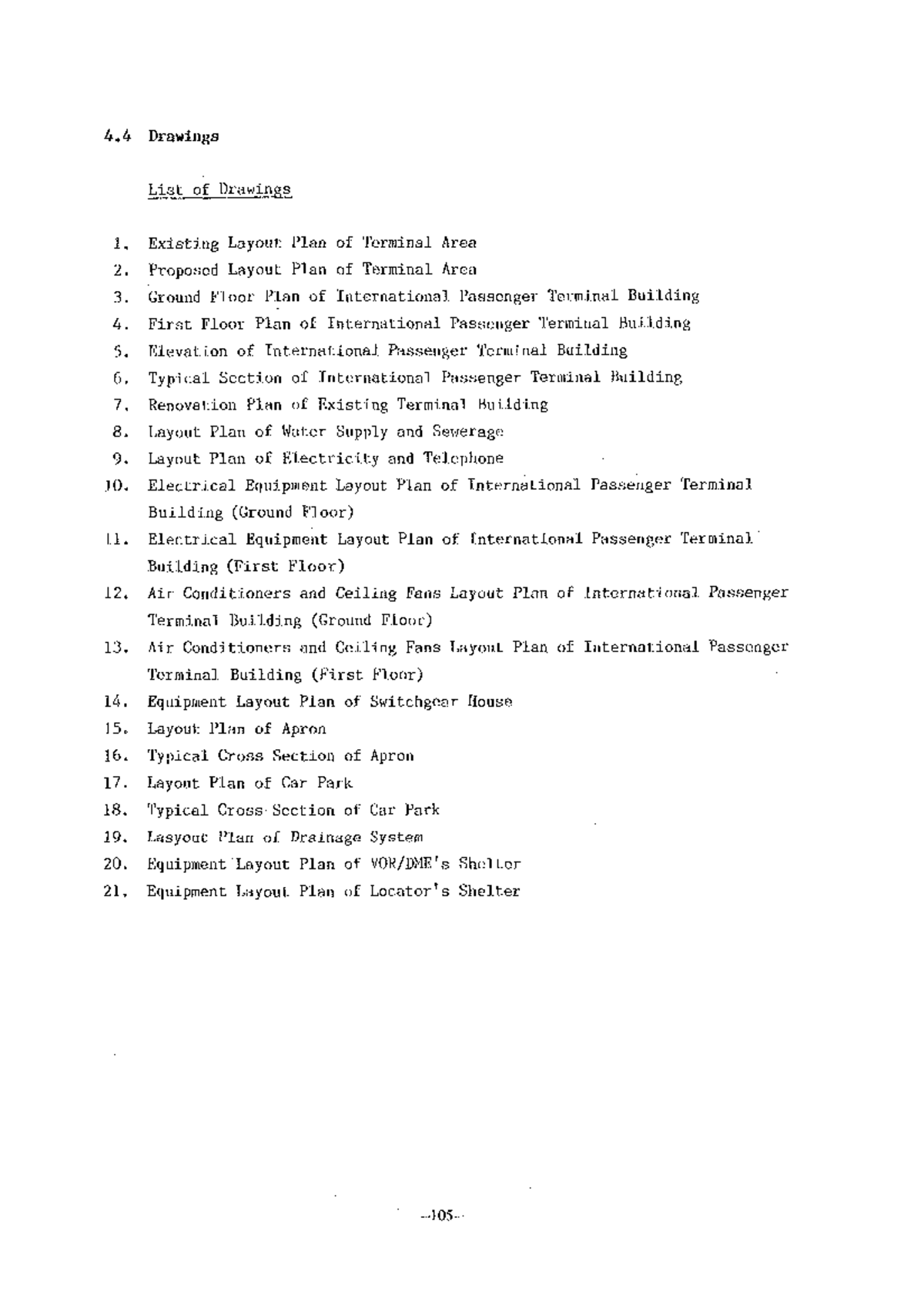 Airport Plan: Layouts and Sections of International Passenger Terminal ...